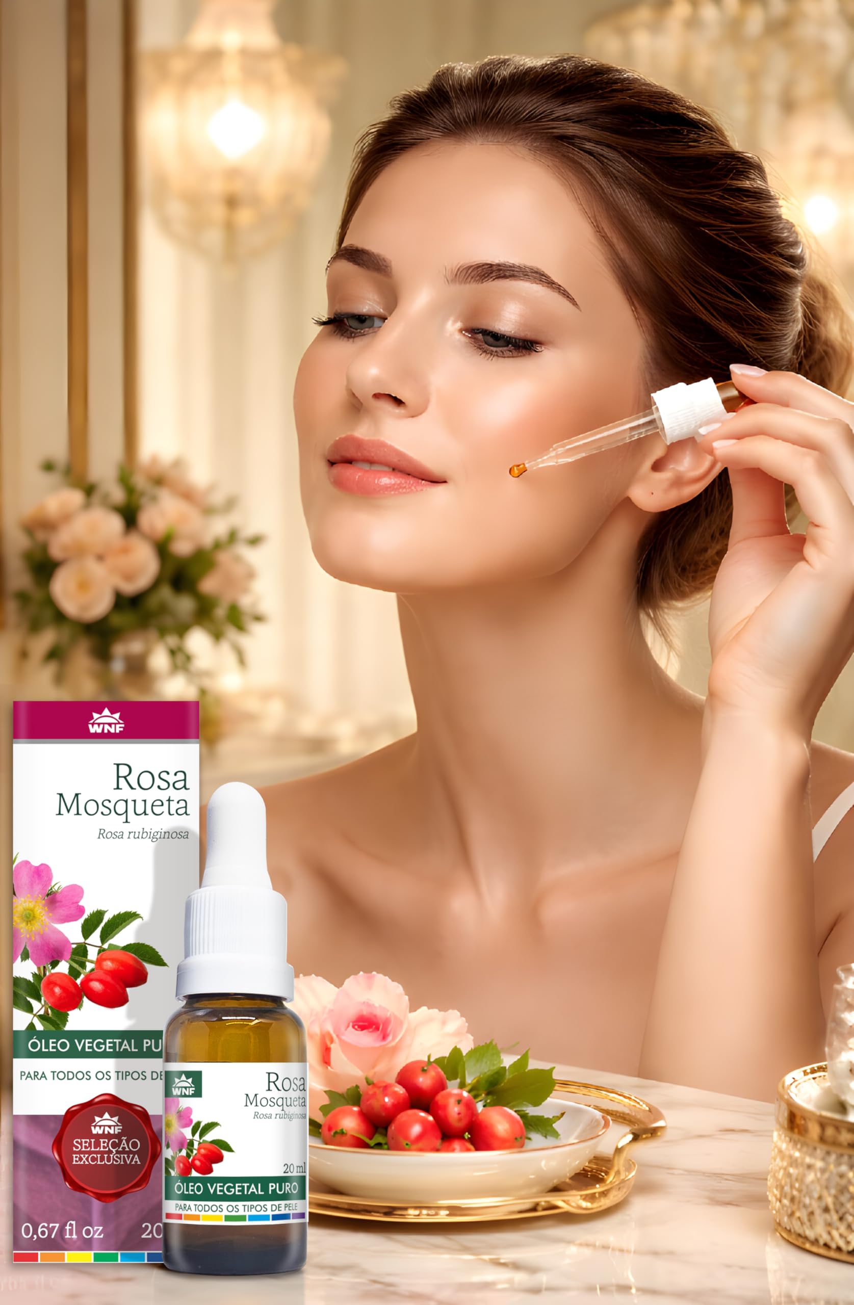 Óleo Vegetal Rosa Mosqueta 20 ml - Rosa Rubiginosa, WNF : Amazon